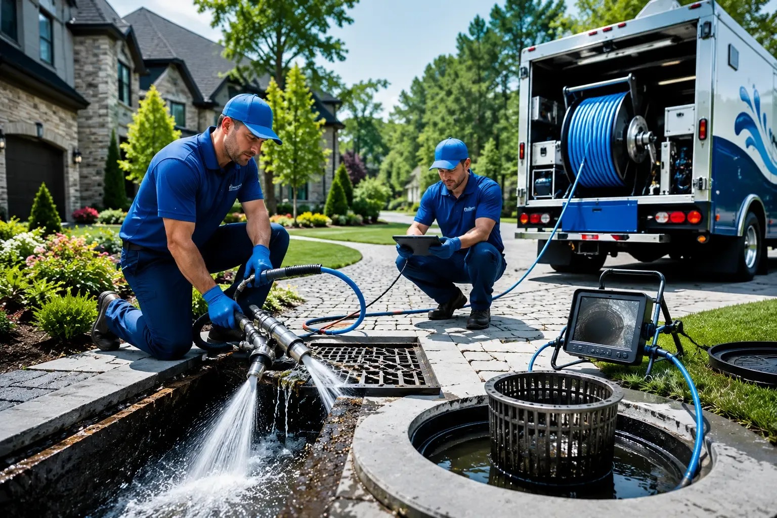 Local outdoor drain cleaning professionals in Hudson, KS